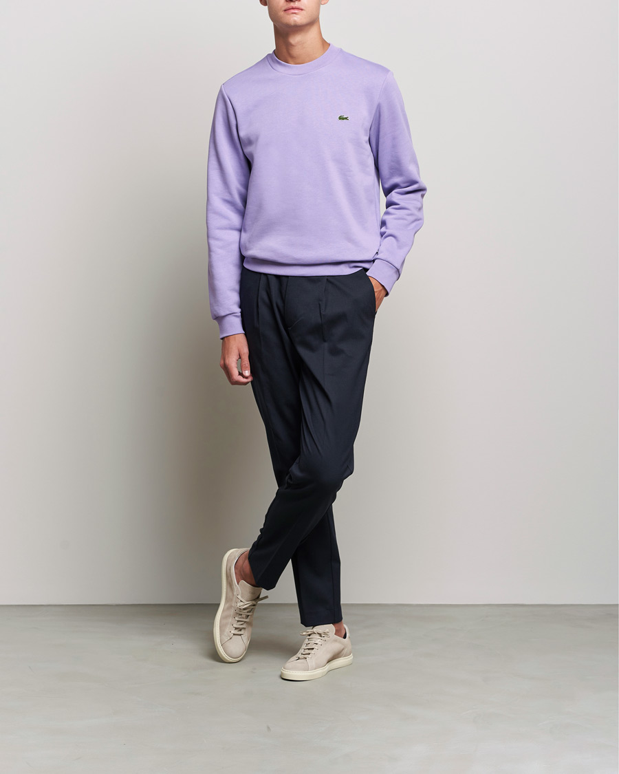 Heren | Truien | Lacoste | Crew Neck Sweatshirt Neva Purple
