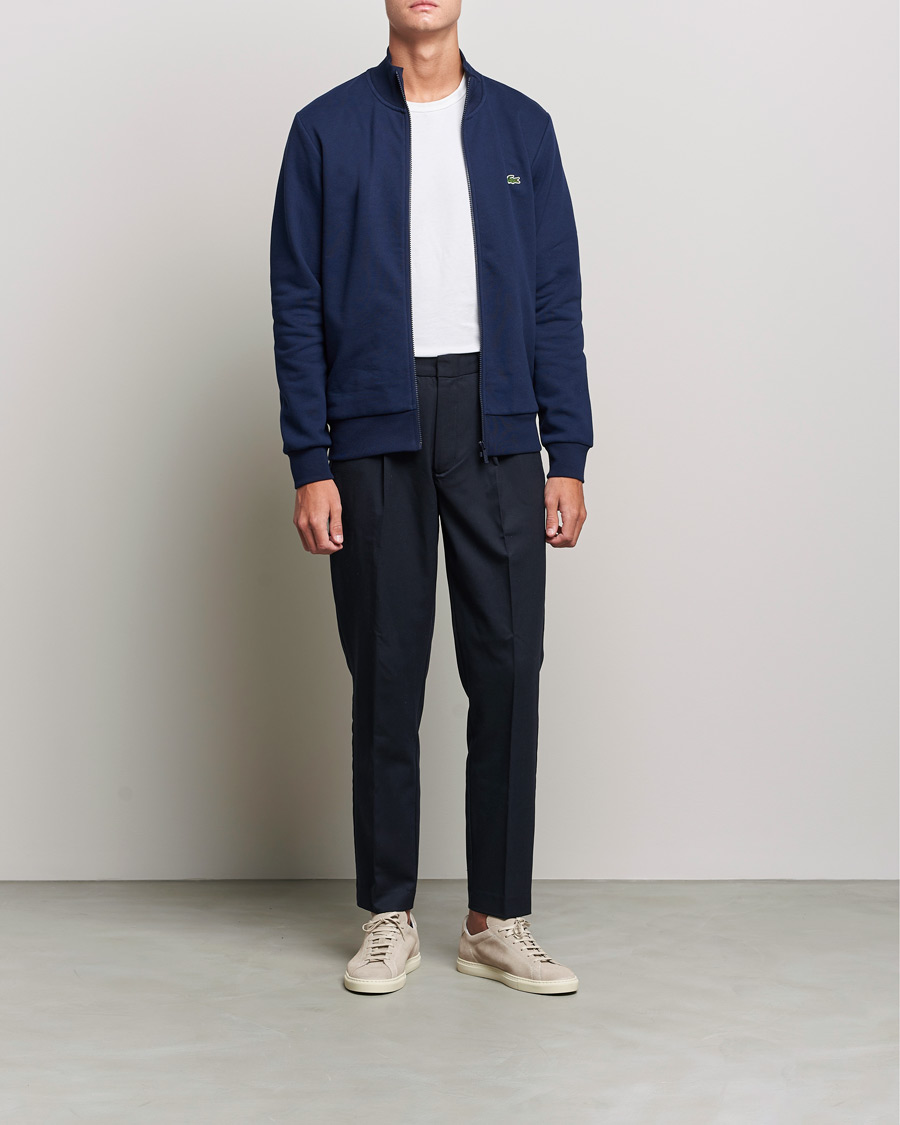 Heren | Truien | Lacoste | Full Zip Sweater Navy