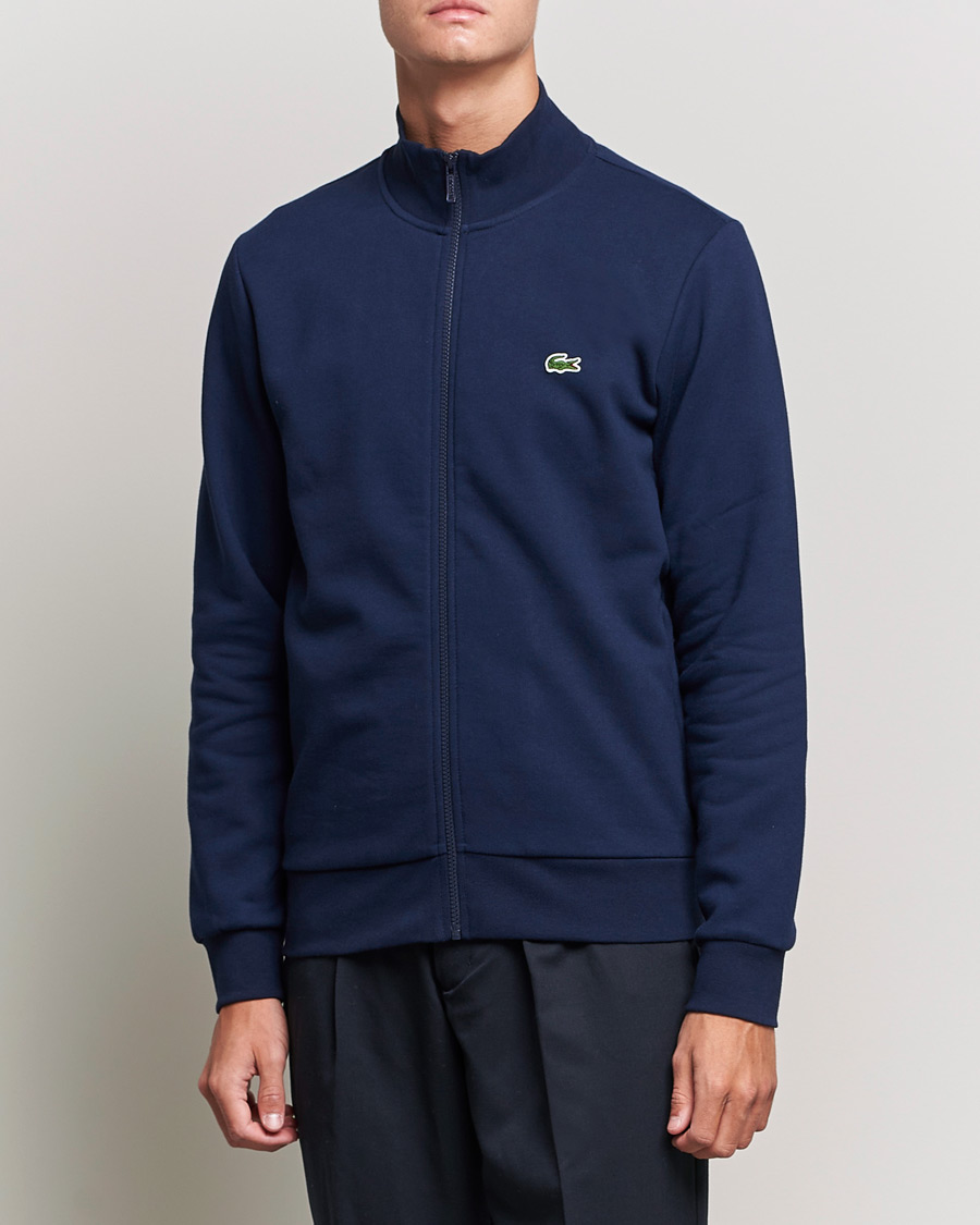 Heren | Lacoste | Lacoste | Full Zip Sweater Navy