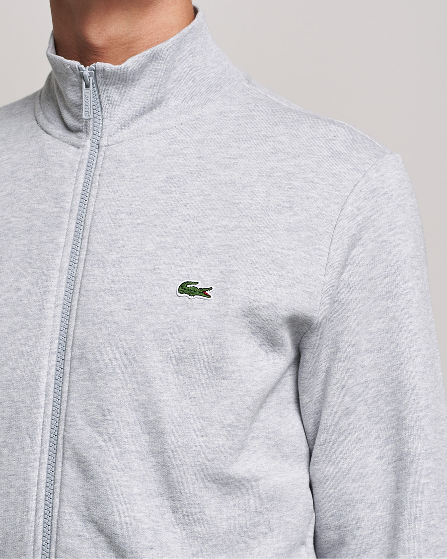 Heren | Truien | Lacoste | Full Zip Sweater Silver Chine