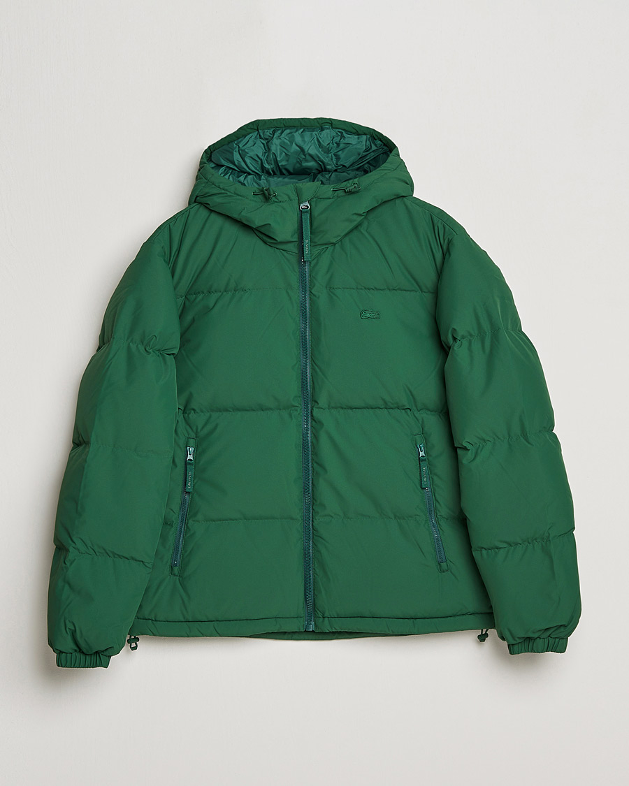 Heren | Jassen | Lacoste | Hooded Lightweight Jacket Green