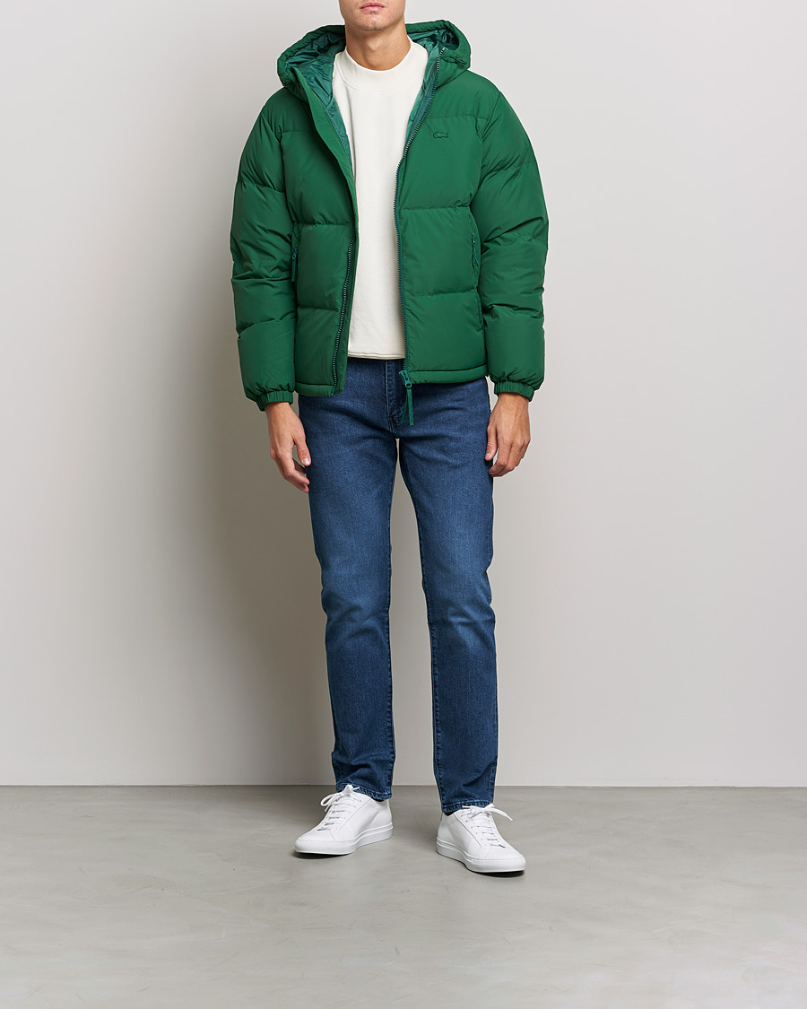 Heren | Jassen | Lacoste | Hooded Lightweight Jacket Green