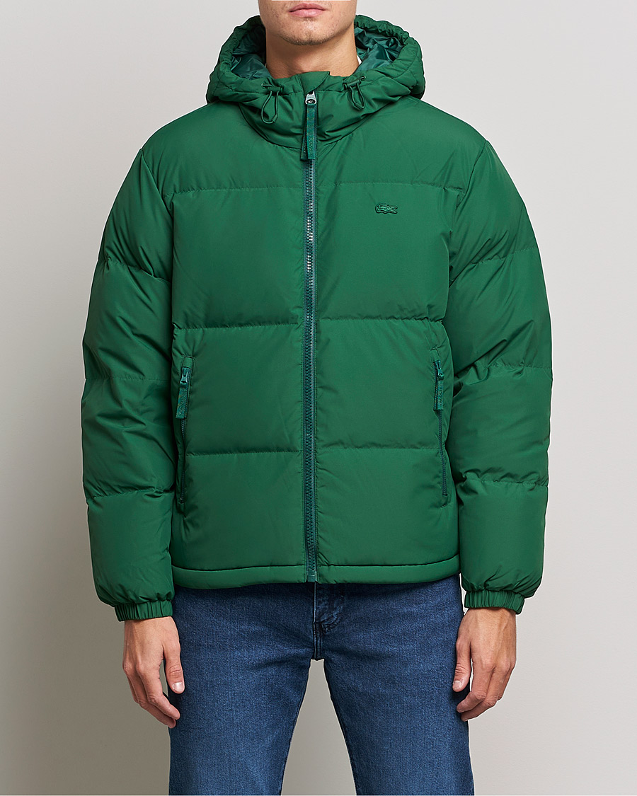 Heren | Jassen | Lacoste | Hooded Lightweight Jacket Green