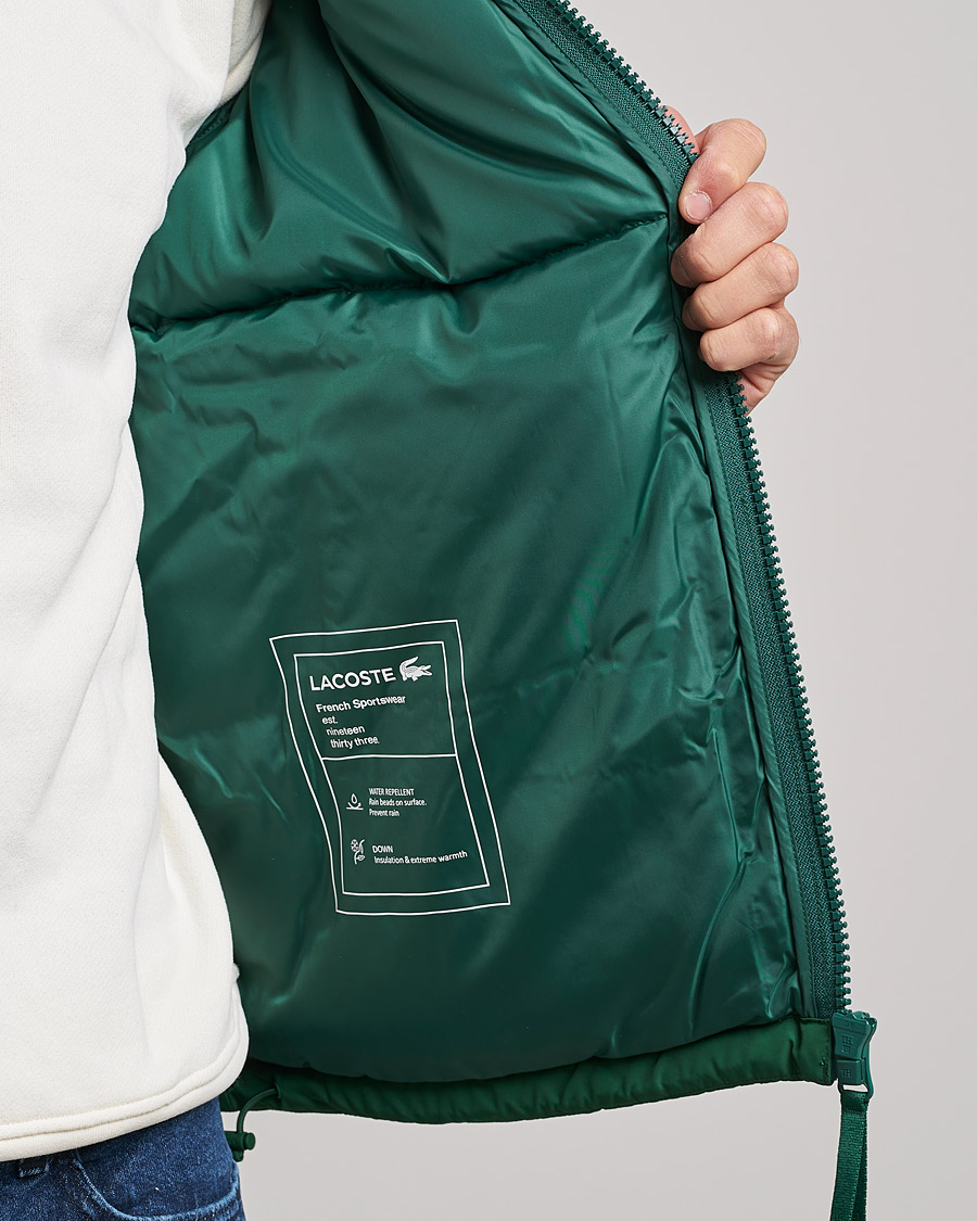 Heren | Jassen | Lacoste | Hooded Lightweight Jacket Green