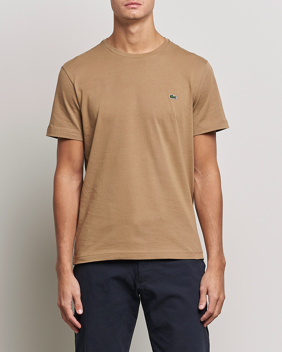 Men | Clothing | Lacoste | Crew Neck Tee Leafy