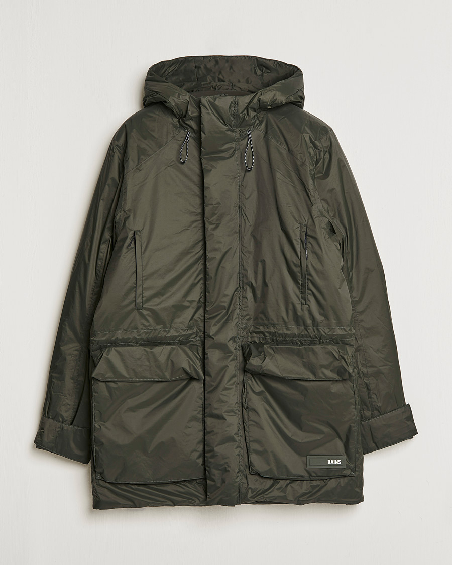 Heren | Jassen | RAINS | Alpine Nylon Parka Green