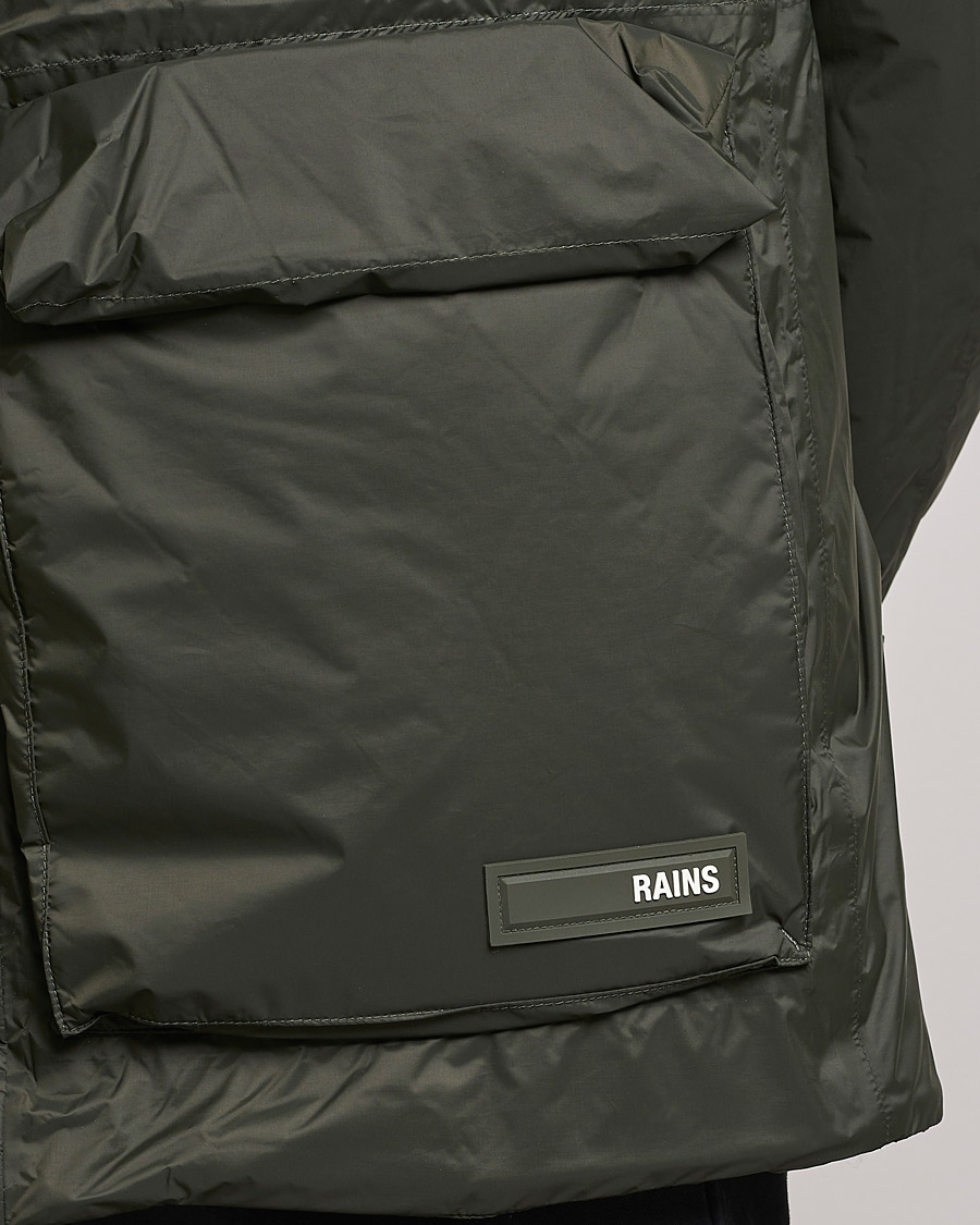 Heren | Jassen | RAINS | Alpine Nylon Parka Green