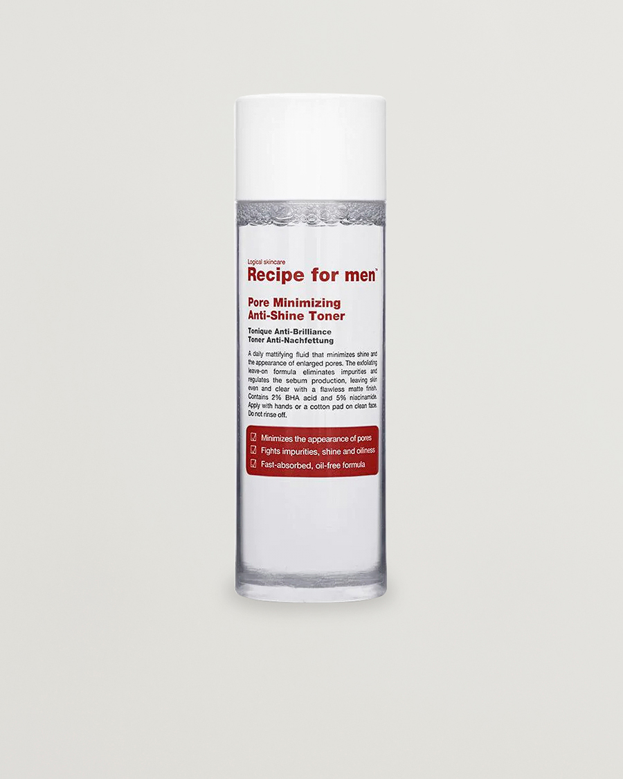 Heren | Huidverzorging | Recipe for men | Pore Minimizing Anti-Shine Toner 100ml