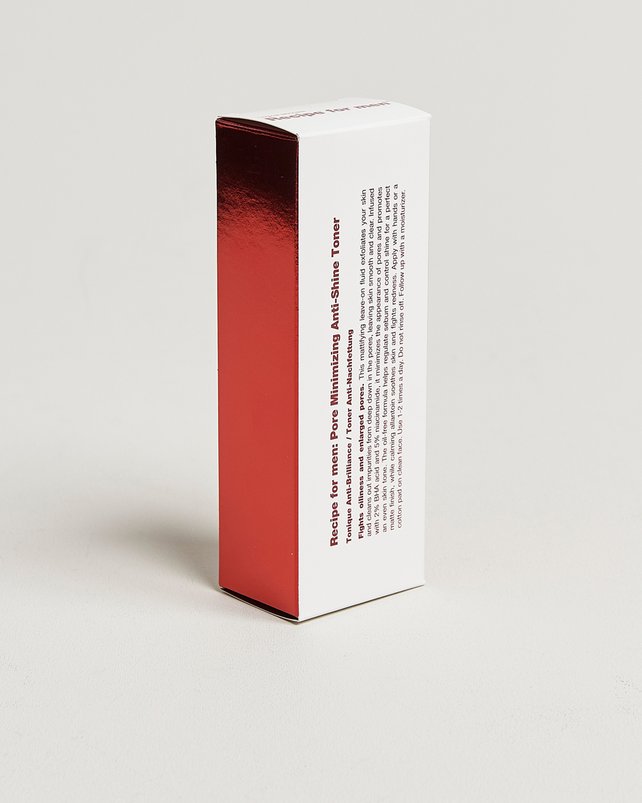 Heren | Huidverzorging | Recipe for men | Pore Minimizing Anti-Shine Toner 100ml