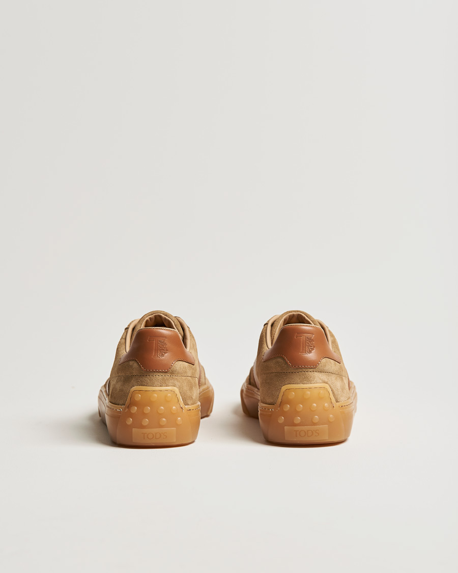 Heren | Tod's Cassetta Sneakers Camel Suede | Tod's | Cassetta Sneakers Camel Suede
