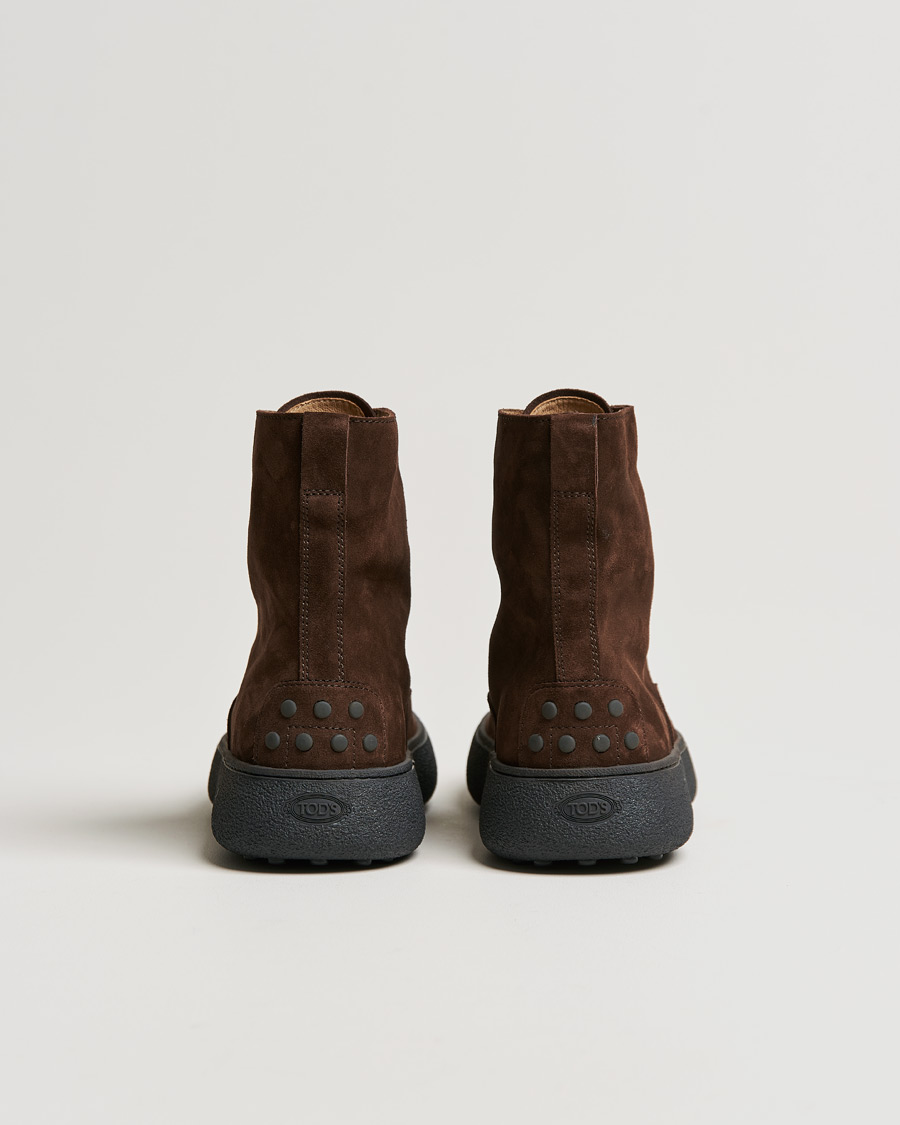 Heren | Tod's Gommino Winter Boots Dark Brown Suede | Tod's | Gommino Winter Boots Dark Brown Suede