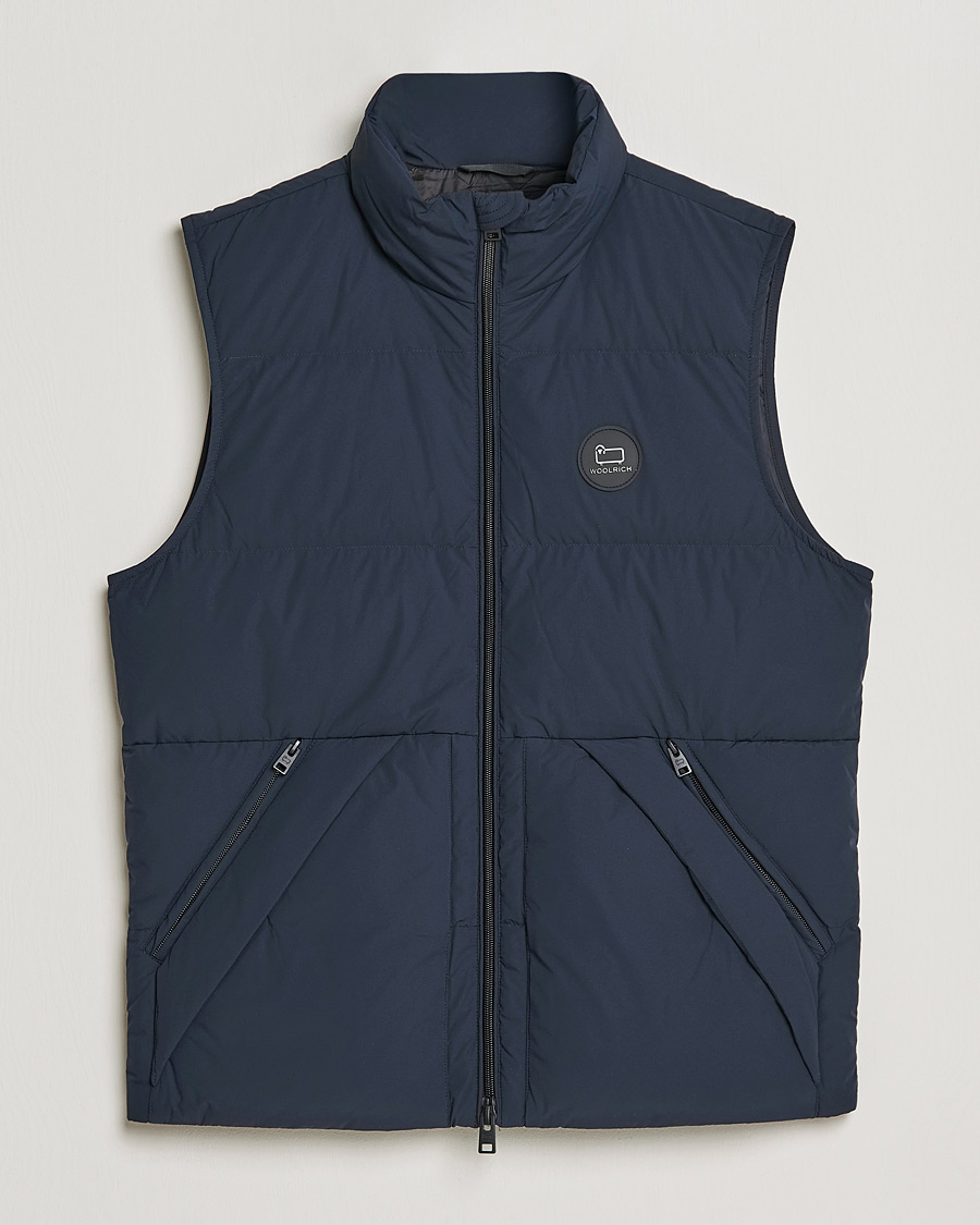 Heren | Jassen | Woolrich | Sierra Supreme Vest Melton Blue