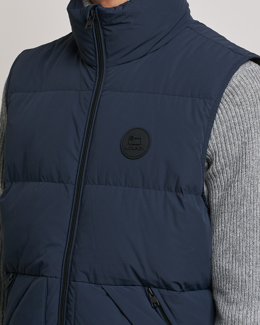 Heren | Jassen | Woolrich | Sierra Supreme Vest Melton Blue