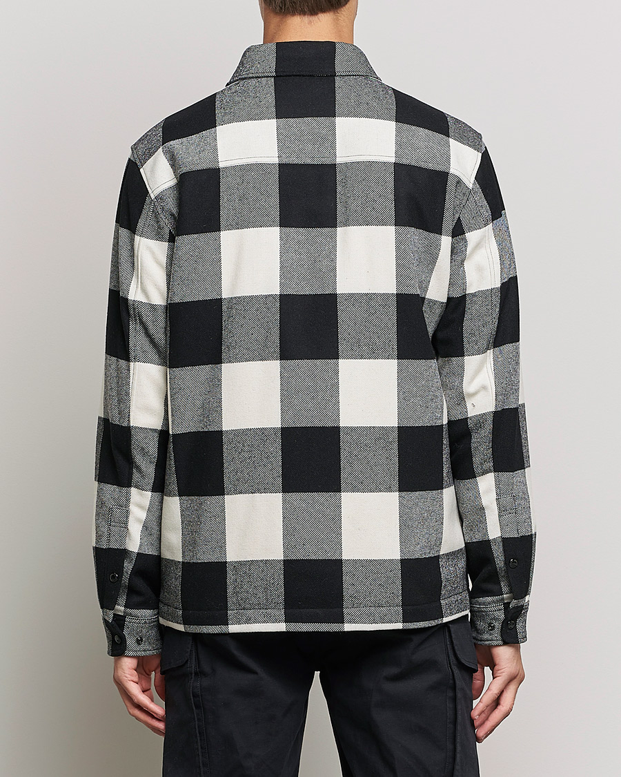Heren | Overhemden | Woolrich | Alaskan Wool Padded Overshirt White Buffalo