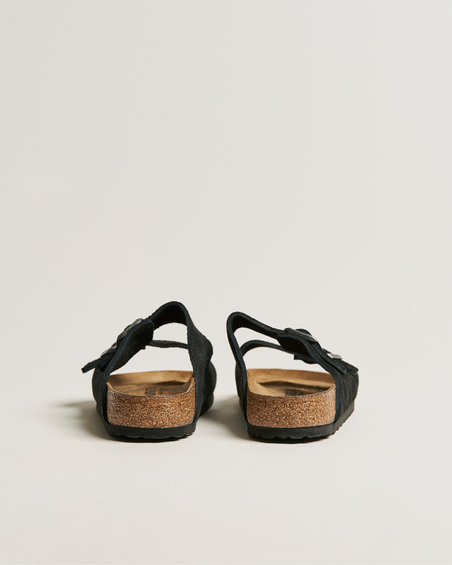 Heren | Sandalen slides | BIRKENSTOCK | Arizona Classic Footbed Desert Black Nubuck