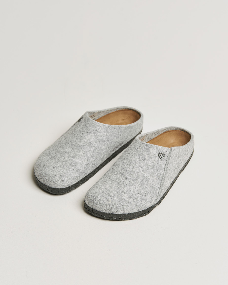 Heren | Sandalen slides | BIRKENSTOCK | Zermatt Wool Felt Light Grey