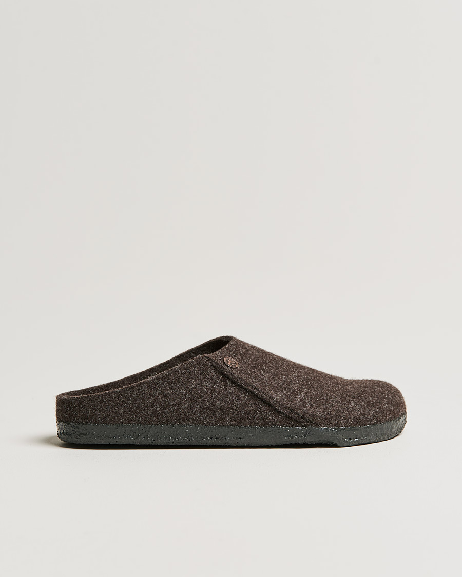 Heren | Sandalen slides | BIRKENSTOCK | Zermatt Mocha Wool Felt