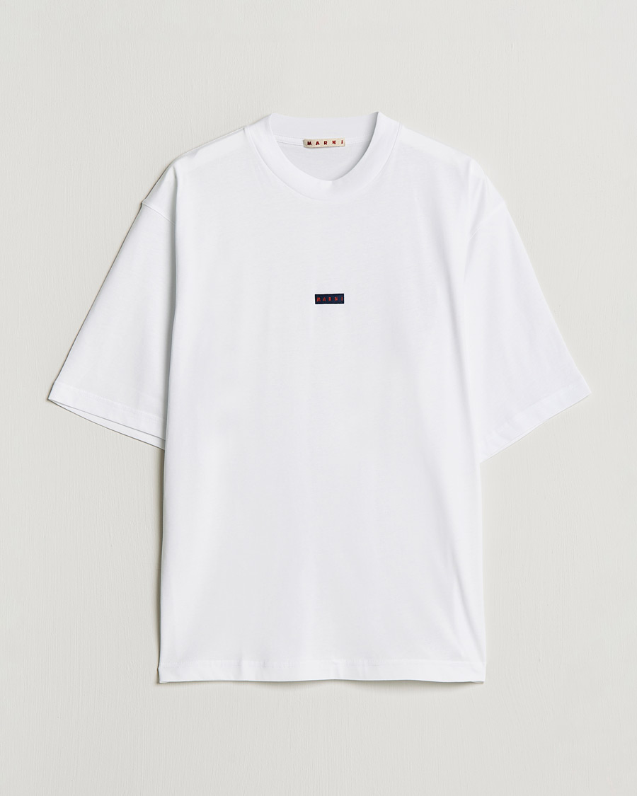 Heren | T-shirts | Marni | Logo Applied T-Shirt White