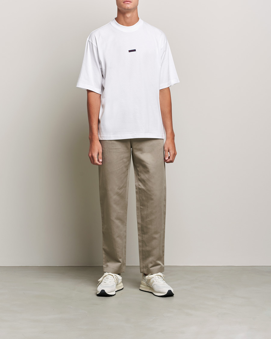 Heren | T-shirts | Marni | Logo Applied T-Shirt White