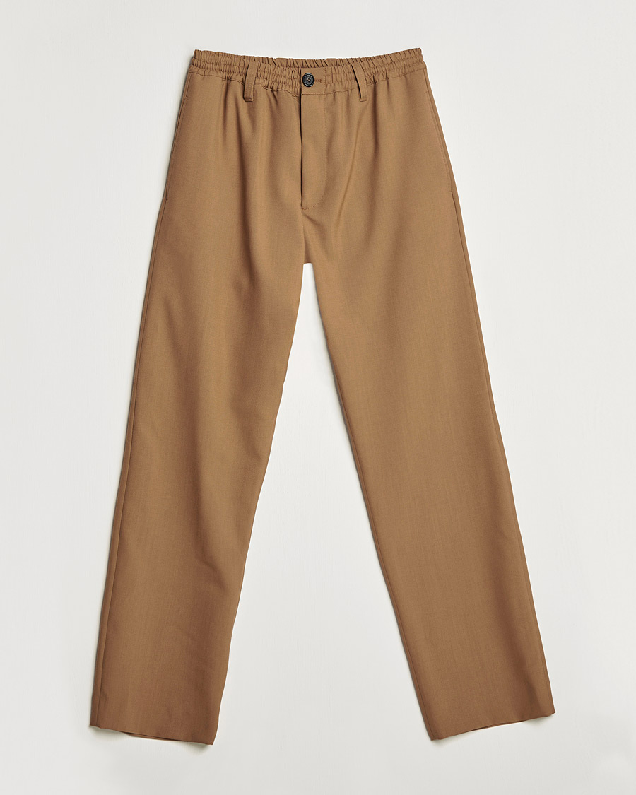 Heren | Broeken | Marni | Tropical Wool Trousers Beige