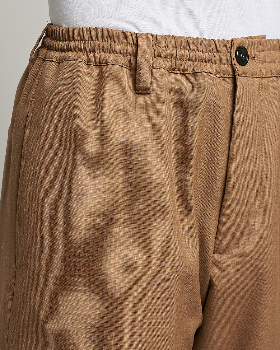 Heren | Broeken | Marni | Tropical Wool Trousers Beige