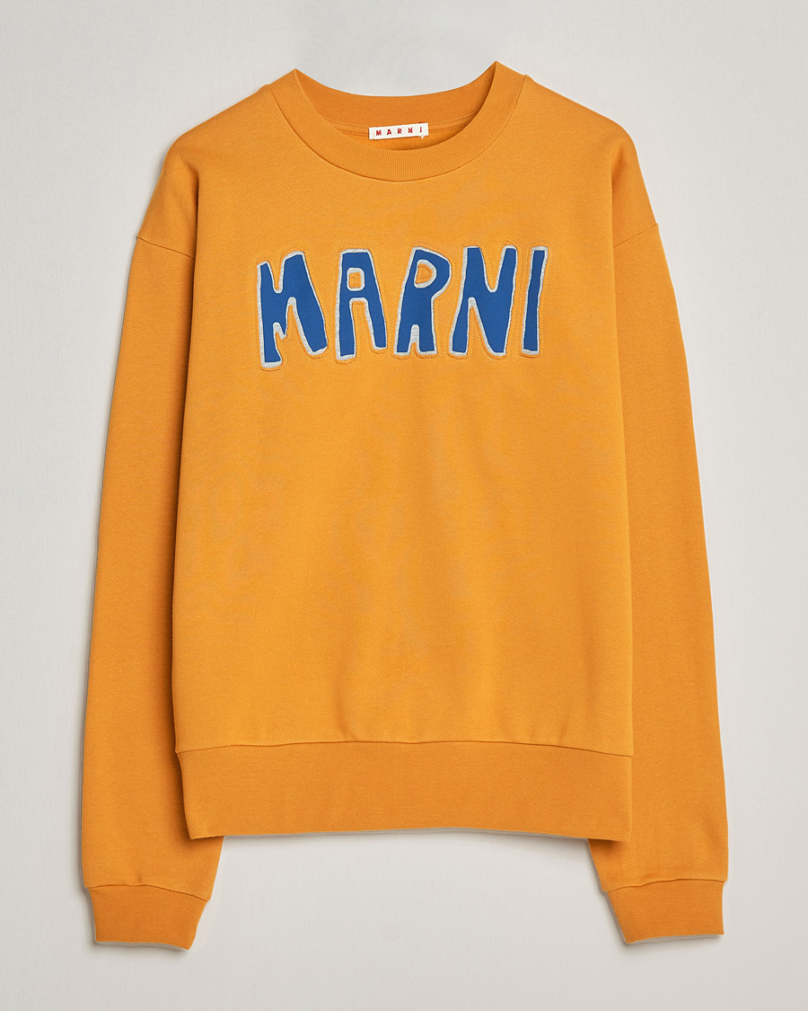 Heren | Truien | Marni | Brushed Logo Sweatshirt Yellow