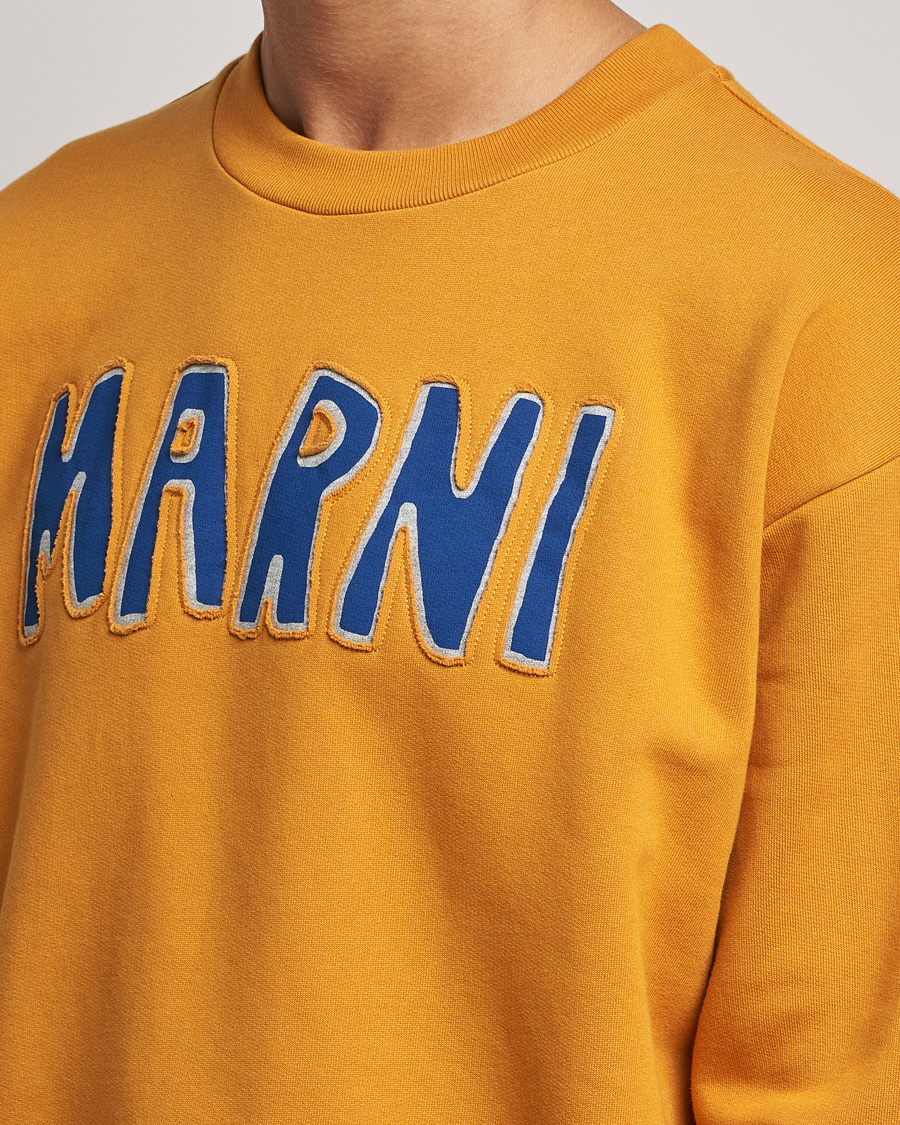 Heren | Truien | Marni | Brushed Logo Sweatshirt Yellow