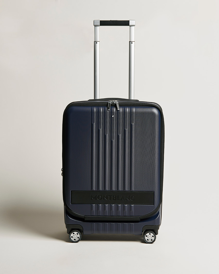 Heren | Tassen | Montblanc | Trolley Cabin w. Pocket 4 Wheels Blue