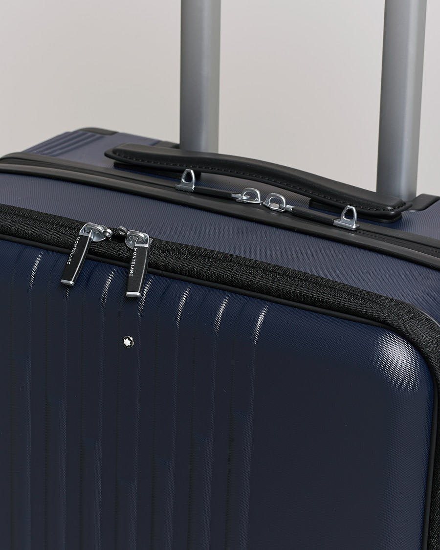 Heren | Tassen | Montblanc | Trolley Cabin w. Pocket 4 Wheels Blue