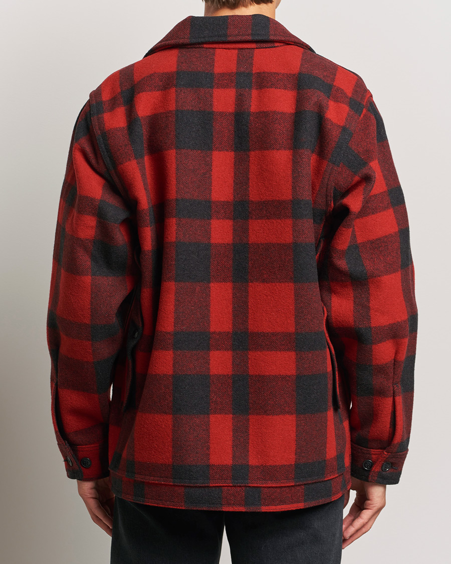Heren | Jassen | Filson | Mackinaw Wool Cruiser Red/Black Plaid