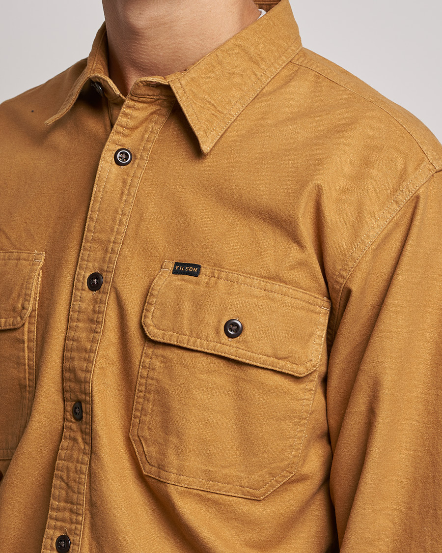 Heren | Overhemden | Filson | Field Flannel Shirt Nubuck Tan
