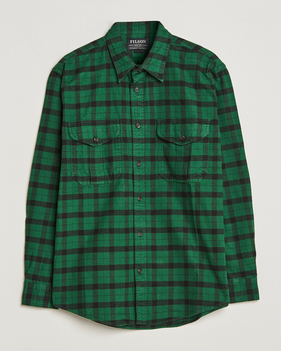 Heren | Overhemden | Filson | Alaskan Guide Shirt Bottle Green Black
