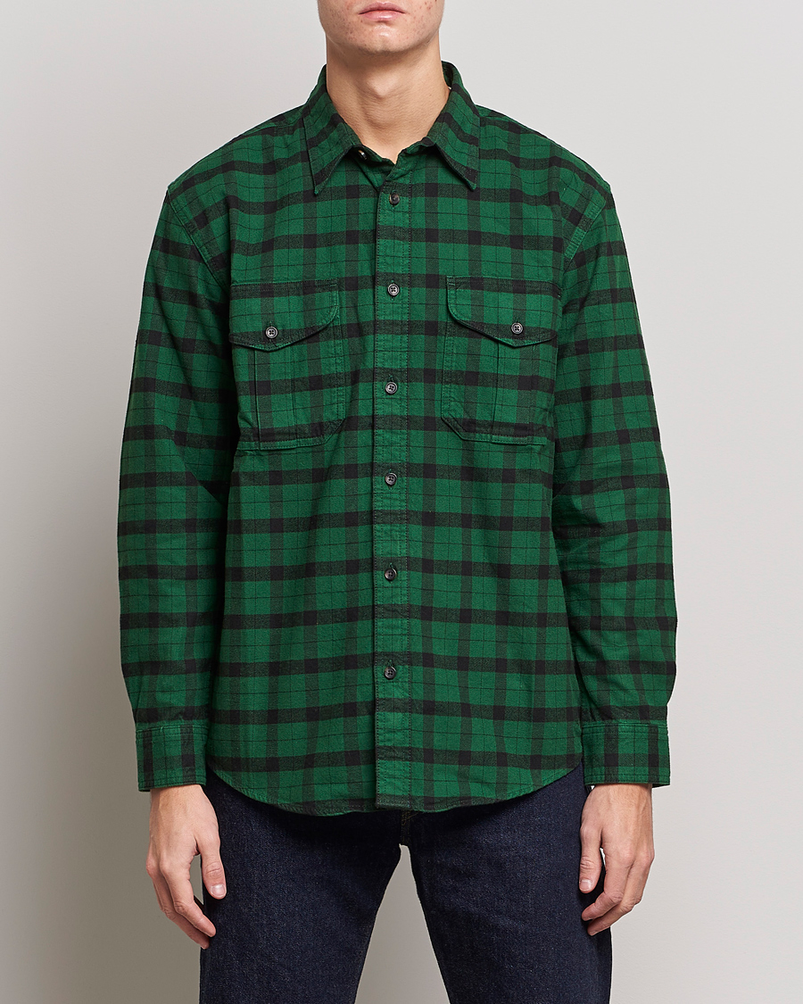 Heren | Overhemden | Filson | Alaskan Guide Shirt Bottle Green Black