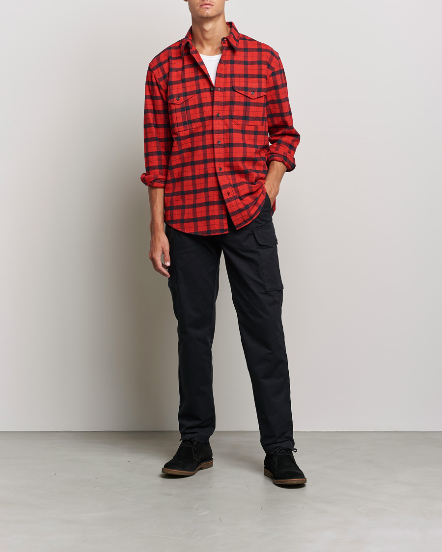 Heren | Overhemden | Filson | Alaskan Guide Shirt Red Black Plaid