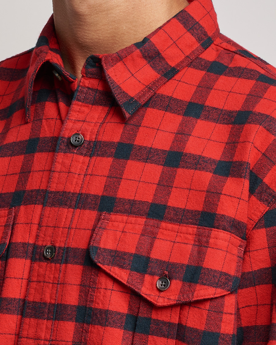 Heren | Overhemden | Filson | Alaskan Guide Shirt Red Black Plaid