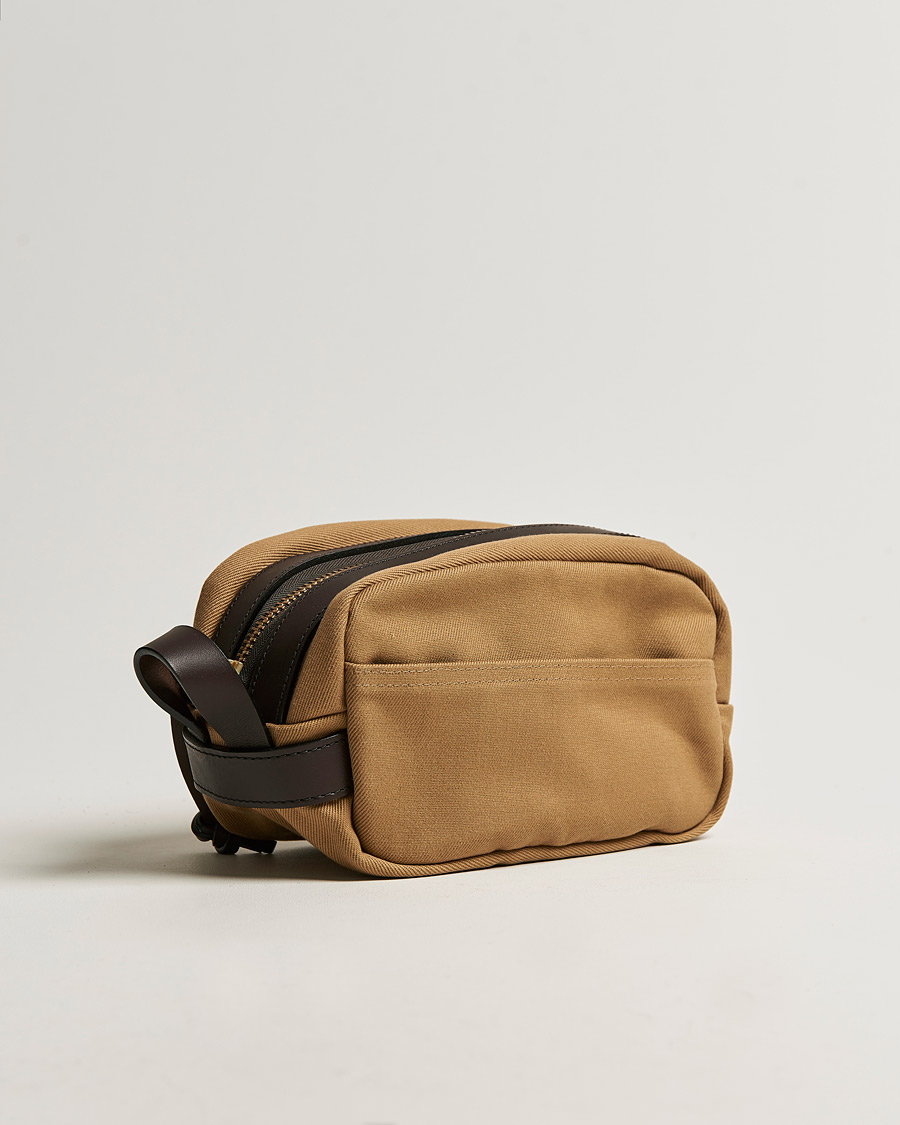 Heren | Toilettassen | Filson | Rugged Twill Travel Kit Tan