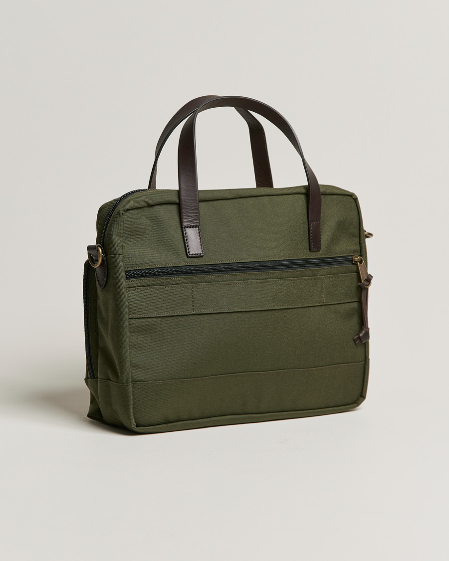 Heren | Filson Dryden Cordura Nylon Briefcase Otter Green | Filson | Dryden Cordura Nylon Briefcase Otter Green