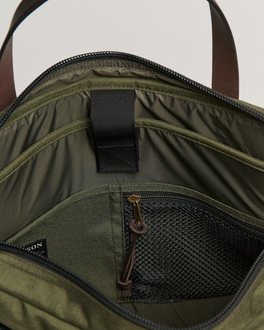 Heren | Filson Dryden Cordura Nylon Briefcase Otter Green | Filson | Dryden Cordura Nylon Briefcase Otter Green