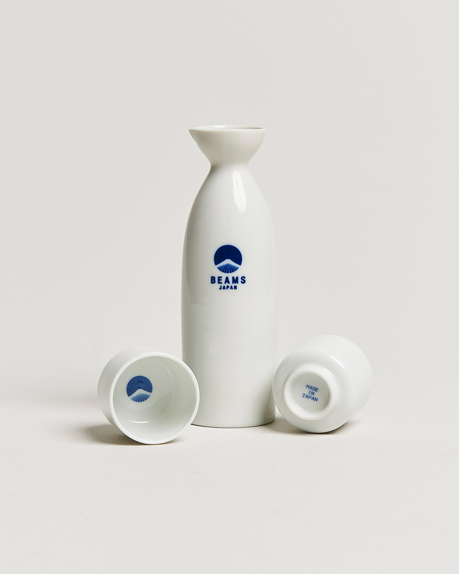Heren | Thuis | Beams Japan | Sake Bottle & Cup Set White
