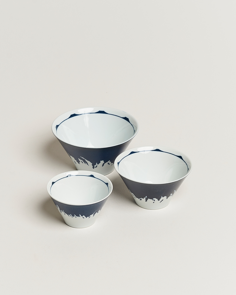 Heren | Beams Japan Mt Fuji Bowl Set Navy | Beams Japan | Mt Fuji Bowl Set Navy