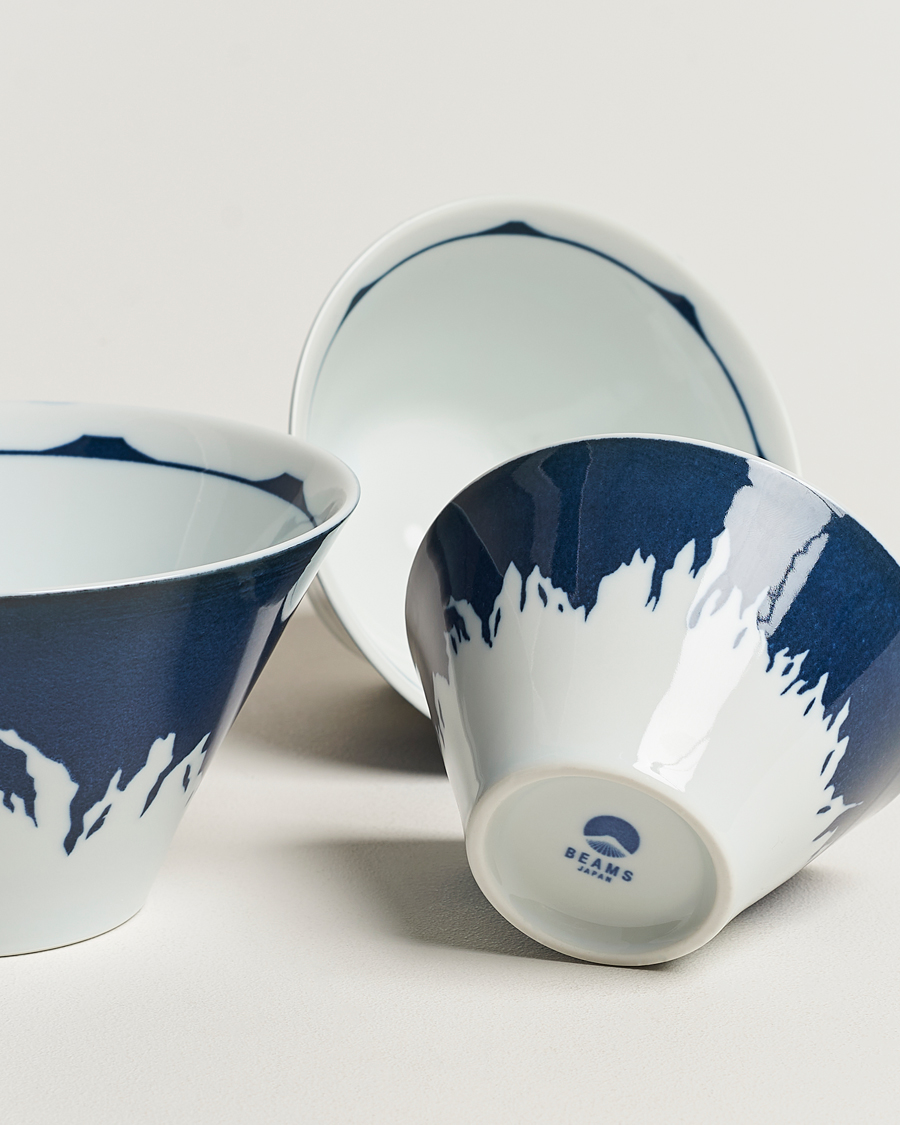 Heren | Beams Japan Mt Fuji Bowl Set Navy | Beams Japan | Mt Fuji Bowl Set Navy