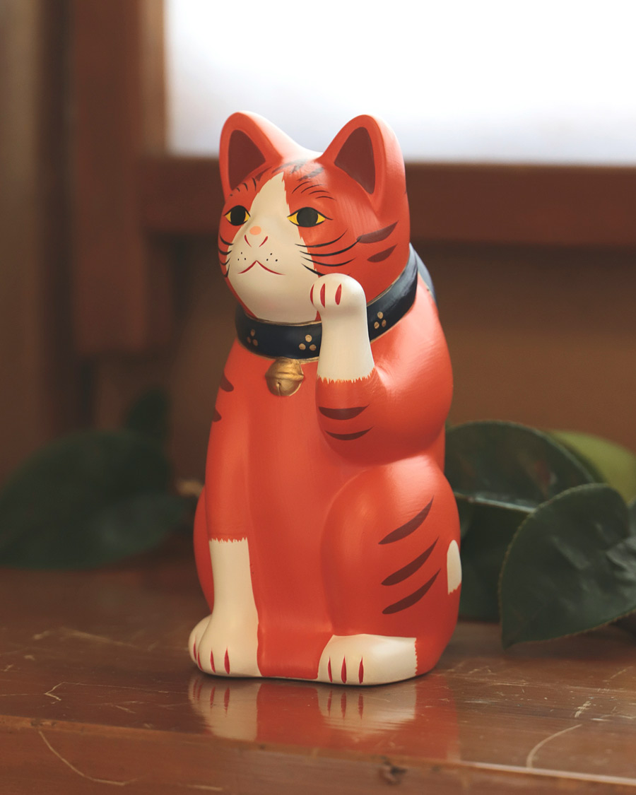 Heren | Japanese Department | Beams Japan | Chugai Toen Fortune Cat Orange