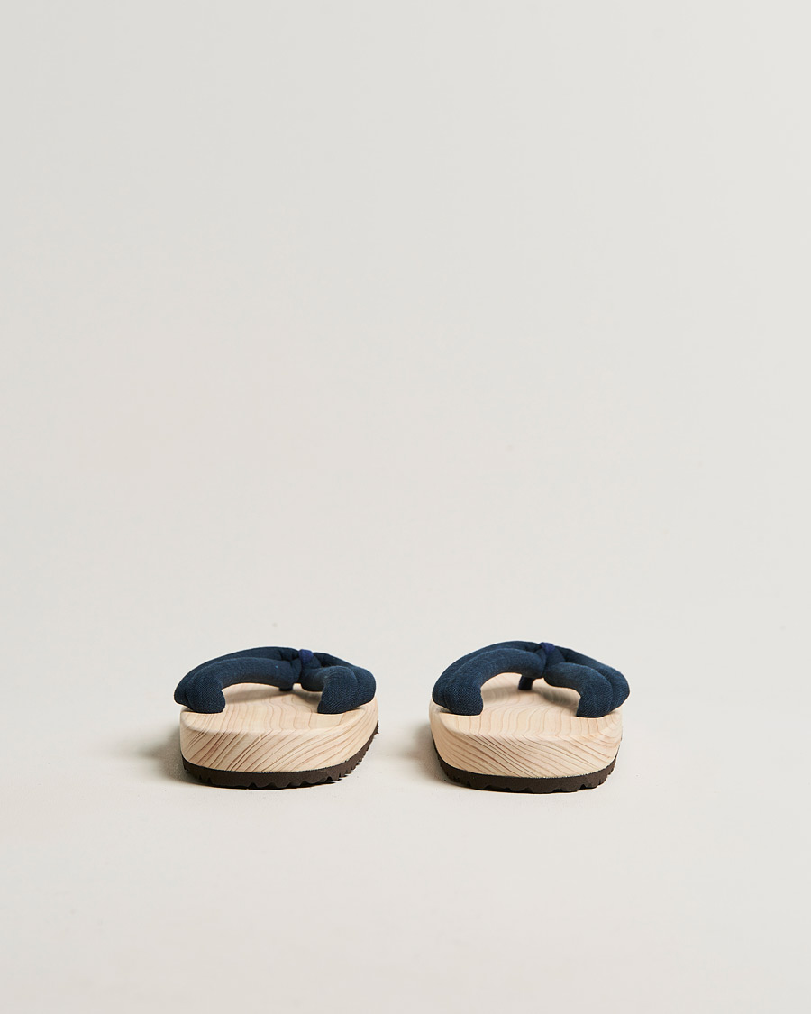 Heren | Beams Japan Wooden Geta Sandals Navy | Beams Japan | Wooden Geta Sandals Navy