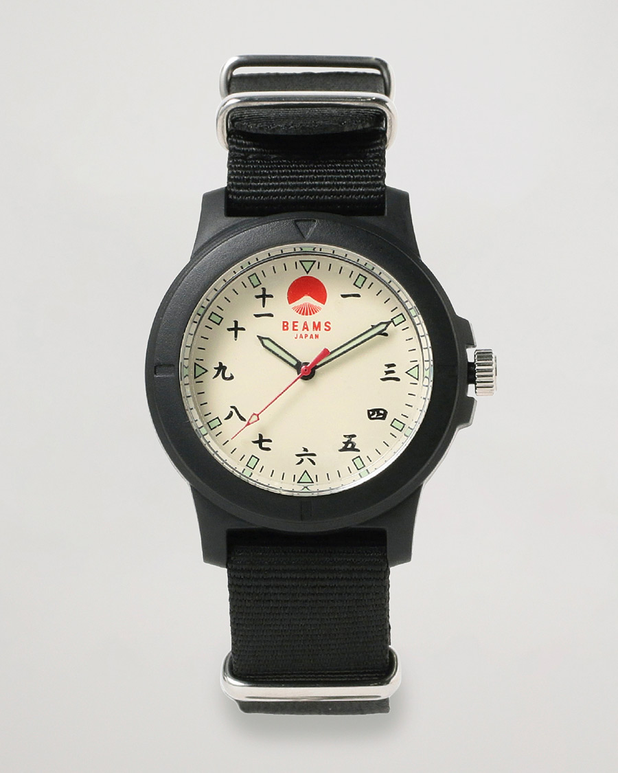 Heren | Beams Japan Kenji Wrist Watch Black | Beams Japan | Kenji Wrist Watch Black