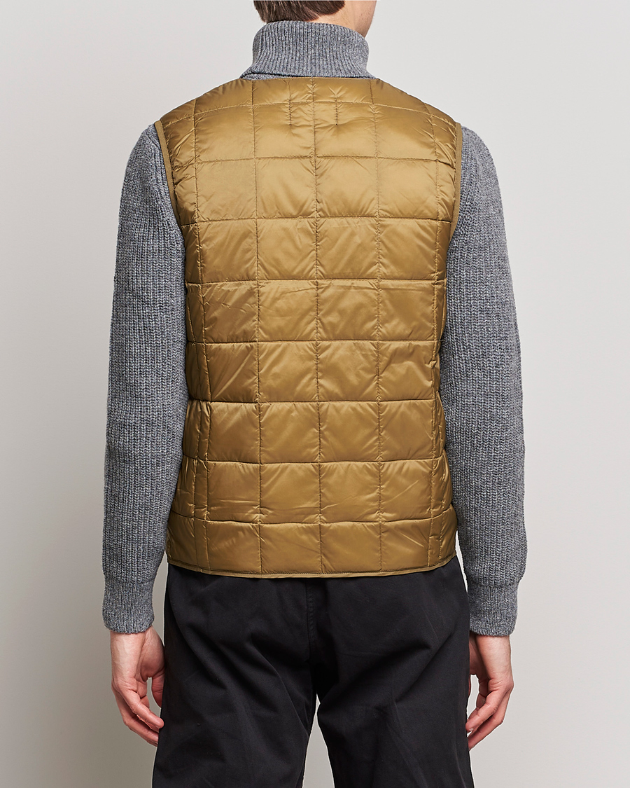 Heren | Jassen | TAION | V-Neck Lightweight Down Vest Beige