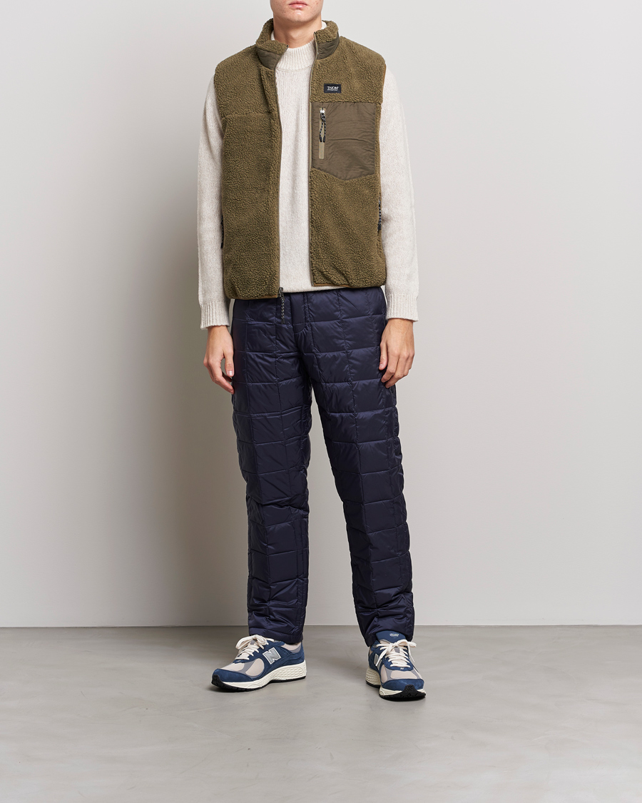 Heren | Broeken | TAION | Regular Straight Down Pants Navy