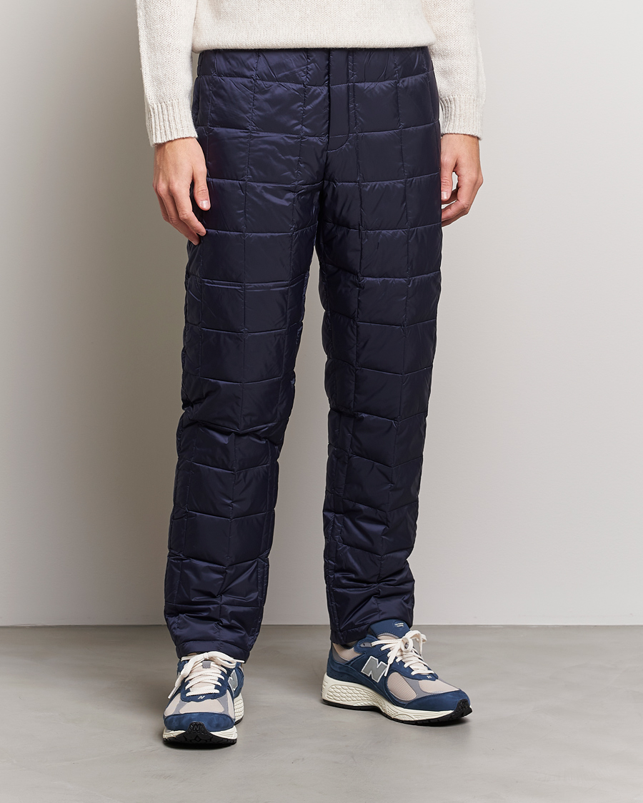 Heren | Broeken | TAION | Regular Straight Down Pants Navy