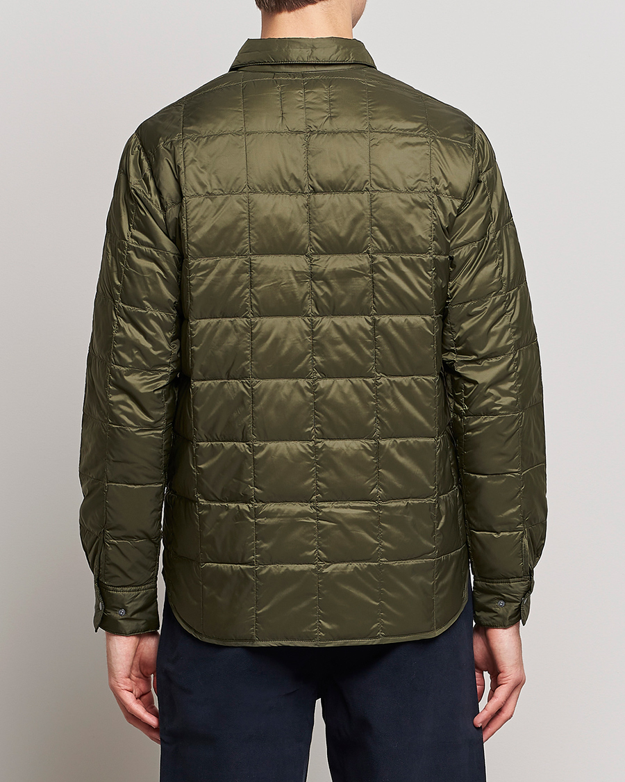 Heren | Overhemden | TAION | Lightweight Down Shirt Dark Olive