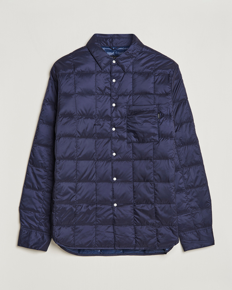 Heren | Overhemden | TAION | Lightweight Down Shirt Navy