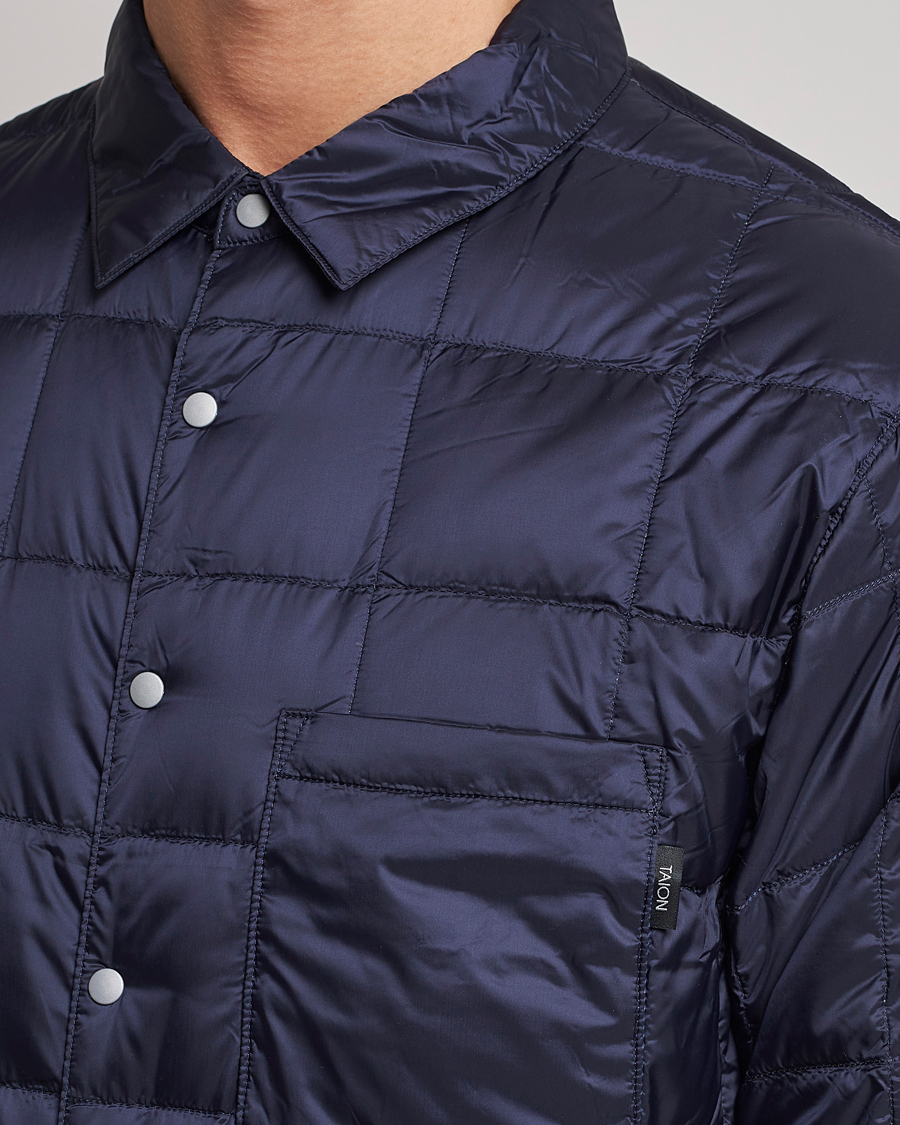 Heren | Overhemden | TAION | Lightweight Down Shirt Navy